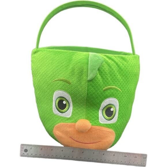 PJ Masks Gekko Plush Halloween Basket Green Fillable - Picture 4 of 9